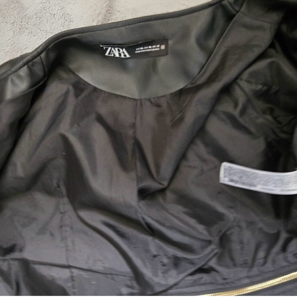 Zara Faux Leather Jacket - Picture 5 of 7